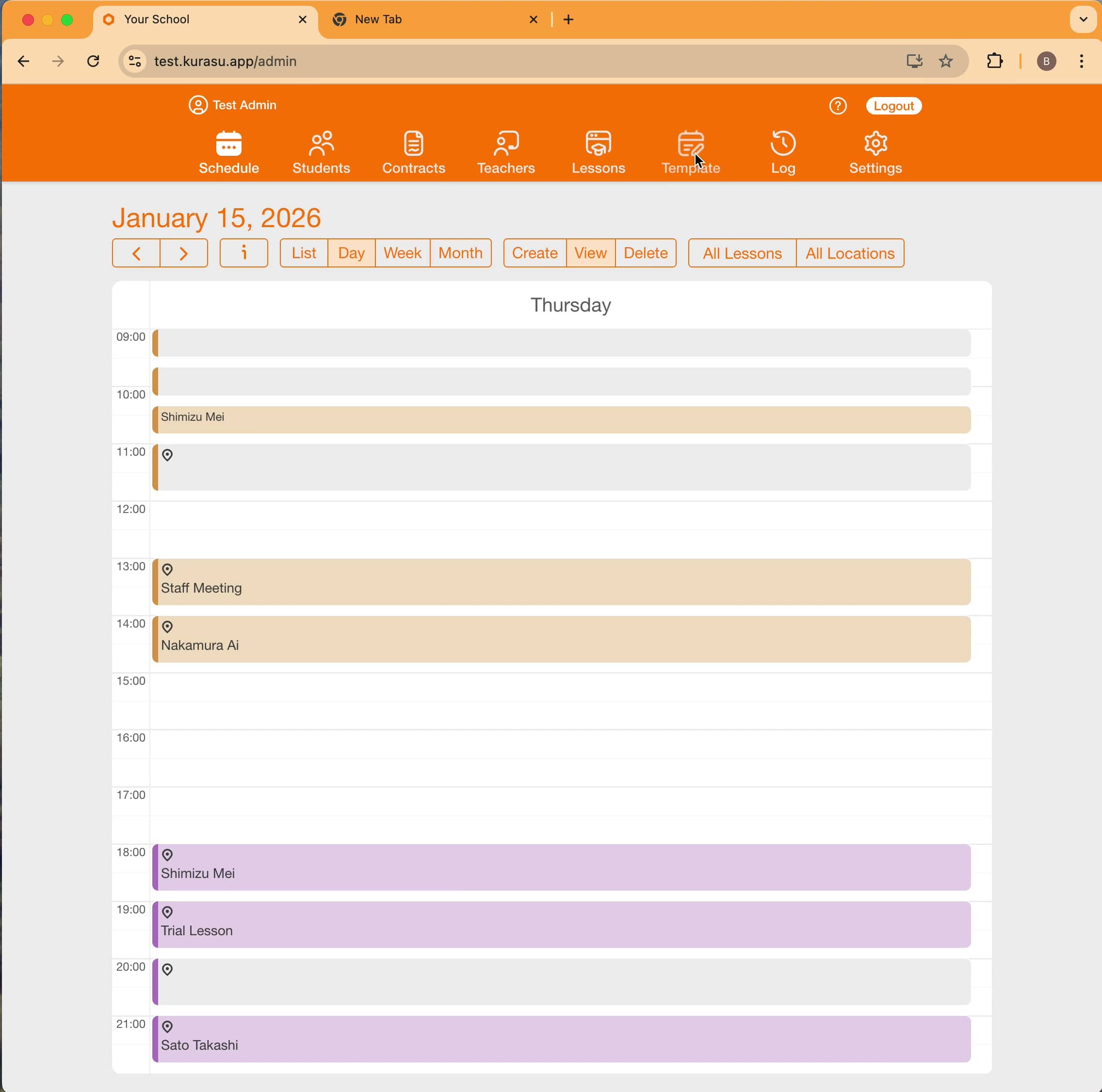 Create Slots From Template